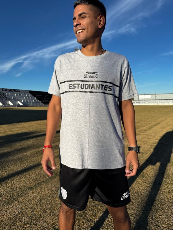 REMERA ATHLETIC GRIS - Imagen 2